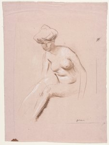Nu assis - Jean Louis Forain