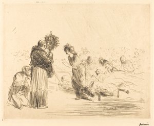 Le miracle devant le Saint-Sacrement (quatrième planche)