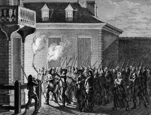 Révolution française : Garde de Paris par le peuple dans la nuit du 12 au 13 juillet 1789