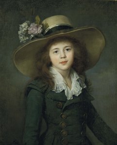 Baronne Elizaveta Alexandrovna Stroganova 1779-1818, début des années 1780 - Jean Louis Voille