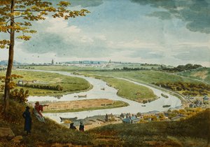 Vue de Paris et de la Seine depuis Saint-Cloud - Jean Lubin Vauzelle