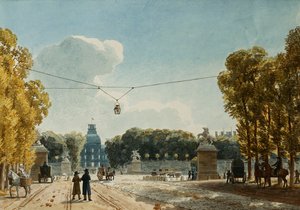Vue des Tuileries depuis les Champs-Élysées