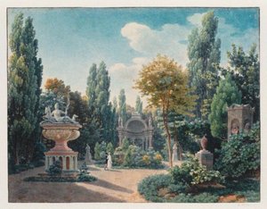 Monument de Diane de Poitiers dans le Jardin du cloître des Petits-Augustins, 1815 - Jean Lubin Vauzelle