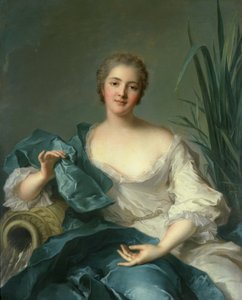 Portrait de Madame Marie-Henriette Bertolo de Pleneuf. - Jean-Marc Nattier