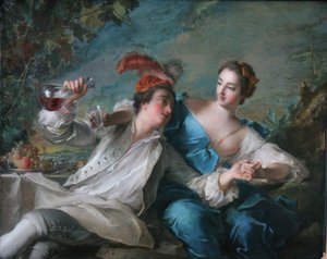 French : Les Amants The Loving - Jean-Marc Nattier