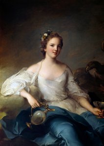 Portrait de Charlotte Louise de Rohan - Guéménée, Princesse de Masseran, Marquise de Crèvecœur représentée en Hébé