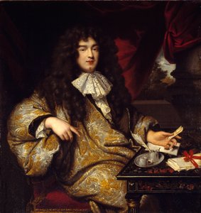Portrait de Jean-Baptiste Colbert (1651-1690), seigneur Marquis de Seignelay, ministre de la marine, fils de Colbert