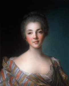 Portrait of Louise Marie Madeleine de Fontaine-Dupin (1706-1799). - Jean-Marc Nattier