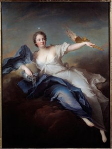 Portrait de la Duchesse de Châteauroux en Aurore (Marie Anne de Mailly Nesle)