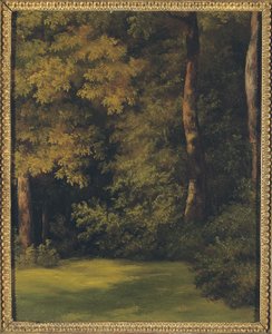 Une clairière boisée, 1840