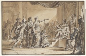Sabinus et Epponina condamnés par Vespasien