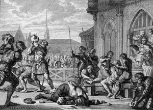 Martyr de Saint Léger et du comte Guarin, 675 : l