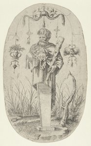 Hercule avec sa massue - Jean Mignon