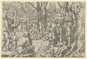 Saint Jean prêchant dans le désert, 1535-1555