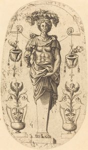 Femme portant un panier sur la tête - Jean Mignon