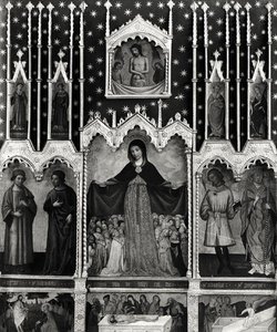 Vierge de Miséricorde, vers 1429 (détail) - Jean Mirailhet