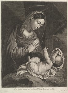 La Vierge adorant l