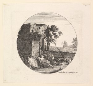 Les Ruines à gauche - Jean Morin