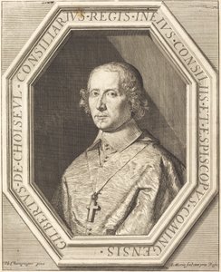 Gilbert de Choiseul du Plessis Praslin - Jean Morin after Philippe de Champaigne