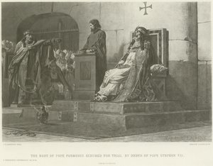 Le corps du pape Formose exhumé pour procès par ordre du pape Étienne VII - Jean Paul Laurens
