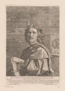 Portret van Nicolas Poussin - Jean Pesne