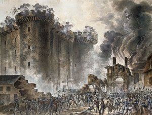 La prise de la Bastille le 14 juillet 1789, vers 1789