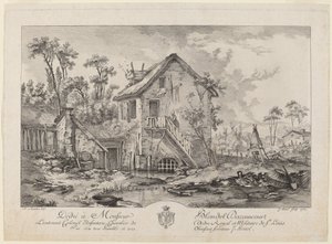 Cour de ferme - Jean Pierre Louis Laurent Hoüel after François Boucher