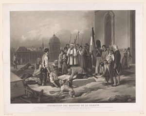 Enterrement des victimes de la Révolution de Juillet