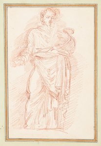 Figure en robe avec ceinture autour de la taille - Jean Robert Ango