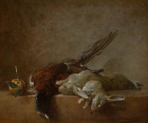 Nature morte avec gibier, probablement années 1750
