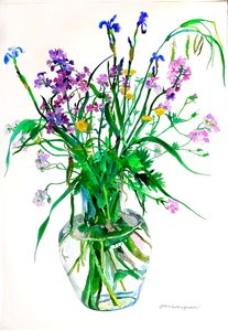 High Summer (aquarelle et encre sur papier) - Jean Swan Gordon