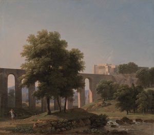 Un aqueduc près d