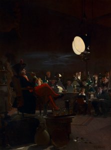 Une classe de nuit, c.1881 - Jean or Jehan Georges Vibert