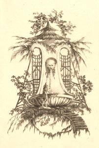 Fontaine chinoise avec masque - Jeanne Deny