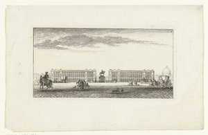 Vue de la Place Louis XV à Paris