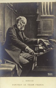 Cesar Franck, compositeur, pianiste, organiste et professeur de musique belge né, qui a travaillé à Paris pendant sa vie adulte (1822-1890)