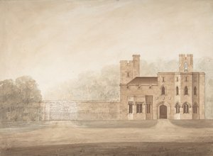 Conception pour Bishopsgate Lodge, au château de Windsor, Berkshire - Jeffry Wyatville