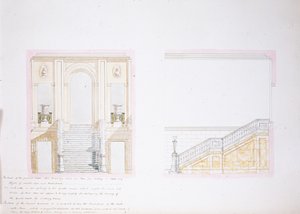 Conception pour le Painted Hall, Chatsworth