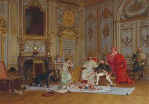 Napoléon planifiant son couronnement