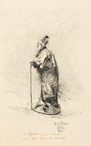 Étude pour le magicien dans "Conte de Fée"
