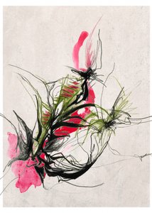 Motifs botaniques abstraits aux couleurs vives - Jenja Braun