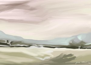 Paysage serein aux couleurs pastel - Jenna Alheit