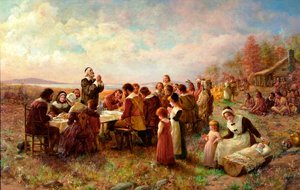 Le Premier Thanksgiving à Plymouth