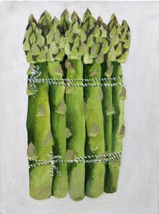 Asperges,2013 (acrylique sur toile) - Jennifer Abbott