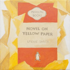 Couverture de livre Penguin. Roman sur papier jaune (acrylique) - Jennifer Abbott