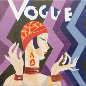 Couverture de Vogue (acrylique) - Jennifer Abbott