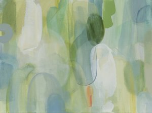 Abstrait vert et bleu