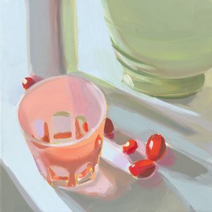 Verre rose