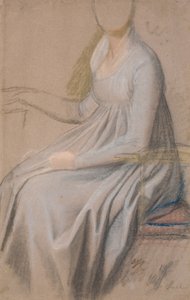 Étude de costume pour le portrait de la comtesse Agnete Marie Rosencrone
