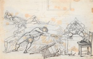 Une scène au Mont Salève, Suisse, après une beuverie - Jens Juel